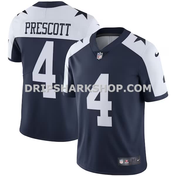 Mens Nike Dak Prescott Navy Dallas Cowboys Alternate Vapor Limited Jersey Pi3687000