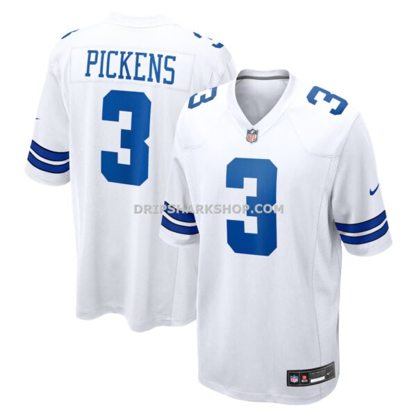 NFL097aeeG04-0e8d5b Mens Nike George Pickens White Dallas Cowboys Game Jersey