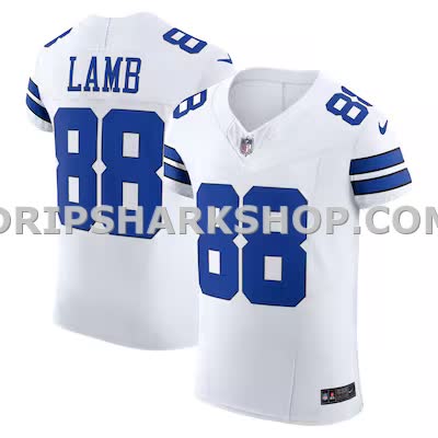 Mens Nike Ceedee Lamb White Dallas Cowboys Vapor Fuse Elite Jersey