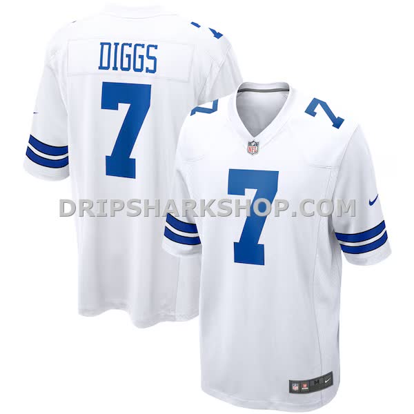 Mens Nike Trevon Diggs White Dallas Cowboys Game Jersey Pi4563000