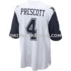 Mens Nike Dak Prescott White Dallas Cowboys Alternate Game Team Jersey Pi4428000