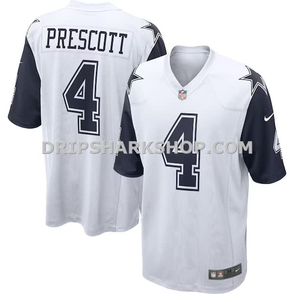 Mens Nike Dak Prescott White Dallas Cowboys Alternate Game Team Jersey Pi4428000