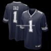 NFL098d20G04-81ecb5 Mens Nike Number 1 Dad Navy Dallas Cowboys Game Jersey