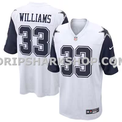 Mens Nike Javonte Williams White Dallas Cowboys Alternate Game Jersey