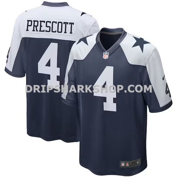 Mens Nike Dak Prescott Navy Dallas Cowboys Alternate Game Team Jersey Pi3687000