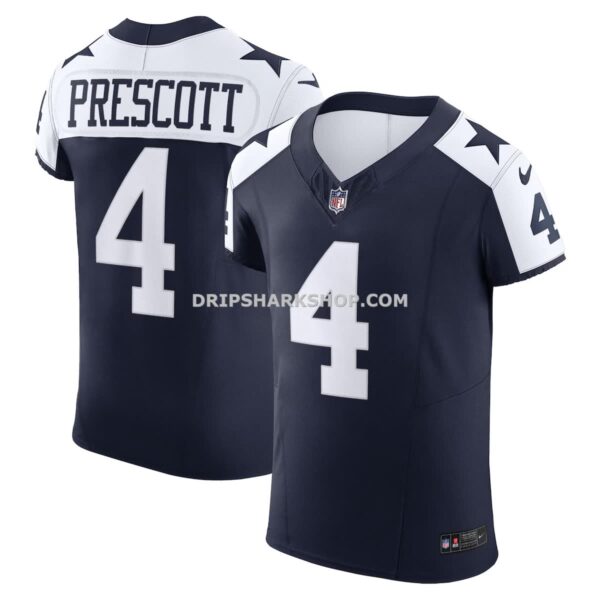 Mens Nike Dak Prescott Navy Dallas Cowboys Alternate Vapor Fuse Elite Jersey