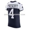 Mens Nike Dak Prescott Navy Dallas Cowboys Alternate Vapor Fuse Elite Jersey
