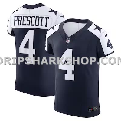 Mens Nike Dak Prescott Navy Dallas Cowboys Alternate Vapor Fuse Elite Jersey