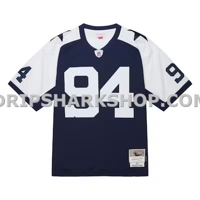 Mens Mitchell And Ness Demarcus Ware Navy Dallas Cowboys 2011 Alternate Legacy Replica Jersey