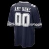 Mens Nike Navy Dallas Cowboys Custom Game Jersey