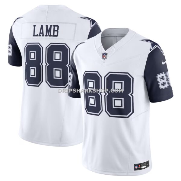 Mens Nike Ceedee Lamb White Dallas Cowboys Vapor Fuse Limited Jersey