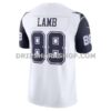 Mens Nike Ceedee Lamb White Dallas Cowboys Vapor Fuse Limited Jersey