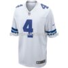 Mens Nike Dak Prescott White Dallas Cowboys Game Team Jersey Pi3686000