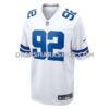 NFL09bc80G05-c77e6e Mens Nike Quinnen Williams White Dallas Cowboys Game Jersey