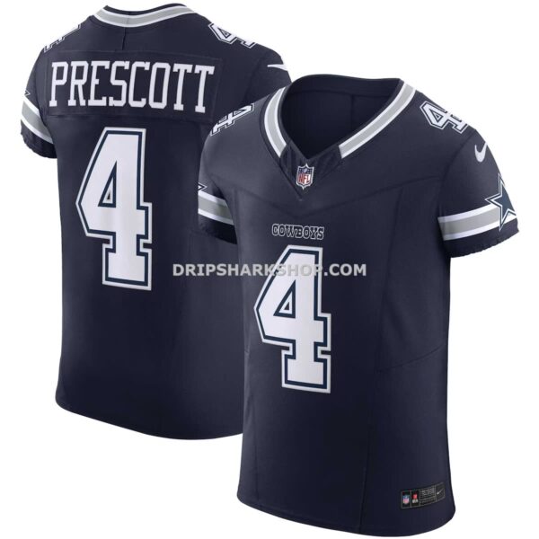 Mens Nike Dak Prescott Navy Dallas Cowboys Vapor Fuse Elite Jersey