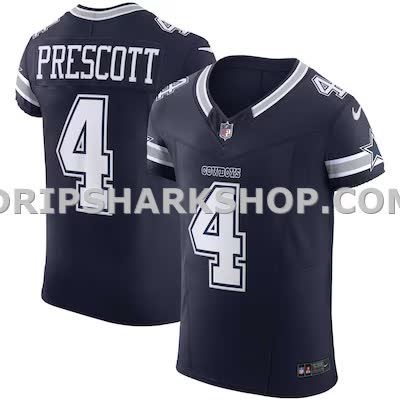 Mens Nike Dak Prescott Navy Dallas Cowboys Vapor Fuse Elite Jersey