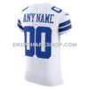 Mens Nike White Dallas Cowboys Vapor Fuse Elite Custom Jersey