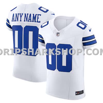 Mens Nike White Dallas Cowboys Vapor Fuse Elite Custom Jersey