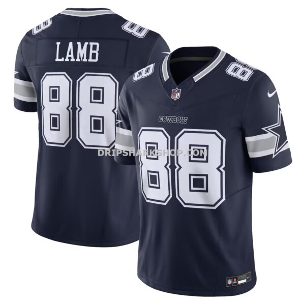 Mens Nike Ceedee Lamb Navy Dallas Cowboys Vapor Fuse Limited Jersey