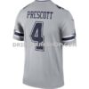 Mens Nike Dak Prescott Gray Dallas Cowboys Inverted Legend Player Performance Top Pi4384000