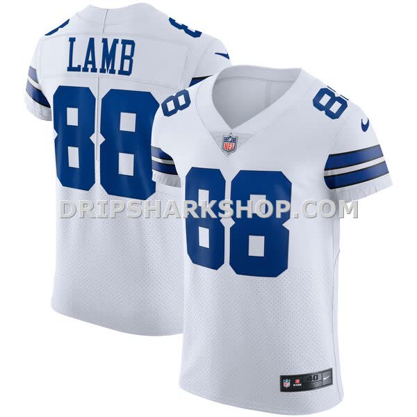 Mens Nike Ceedee Lamb White Dallas Cowboys Vapor Elite Jersey Pi4060000