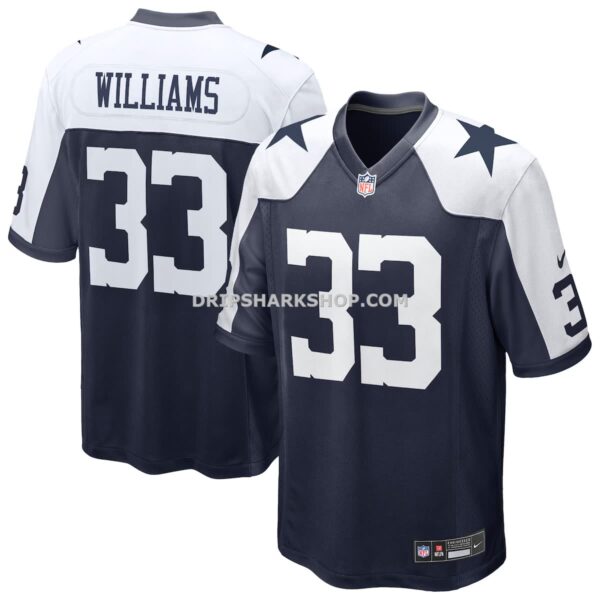 NFL09e4d3G04-a8822b Mens Nike Javonte Williams Navy Dallas Cowboys Alternate Game Jersey