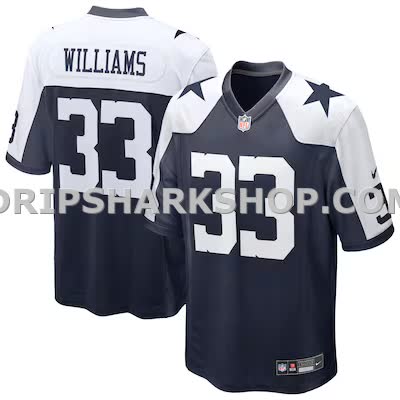 Mens Nike Javonte Williams Navy Dallas Cowboys Alternate Game Jersey