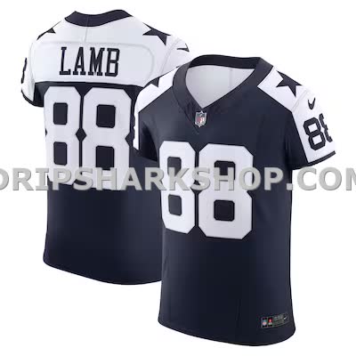 Mens Nike Ceedee Lamb Navy Dallas Cowboys Alternate Vapor Fuse Elite Jersey