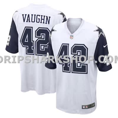 Mens Nike Deuce Vaughn White Dallas Cowboys Alternate Game Team Jersey