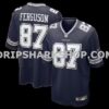 Mens Nike Jake Ferguson Navy Dallas Cowboys Team Game Jersey