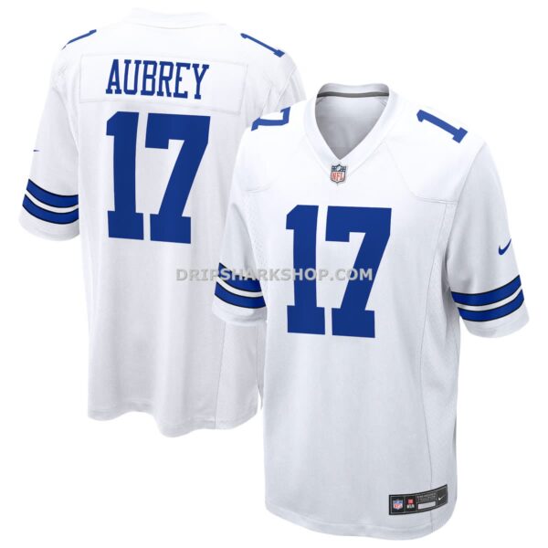Mens Nike Brandon Aubrey White Dallas Cowboys Game Jersey