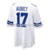 Mens Nike Brandon Aubrey White Dallas Cowboys Game Jersey