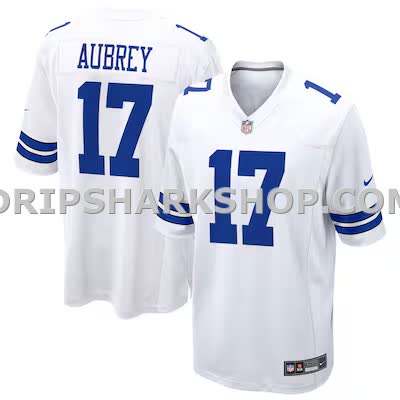 Mens Nike Brandon Aubrey White Dallas Cowboys Game Jersey
