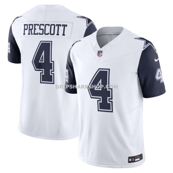 Mens Nike Dak Prescott White Dallas Cowboys Vapor Fuse Limited Jersey