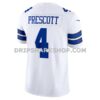 Mens Nike Dak Prescott White Dallas Cowboys Vapor Fuse Limited Jersey