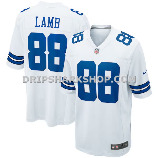 Mens Nike Ceedee Lamb White Dallas Cowboys Game Team Jersey Pi4001000