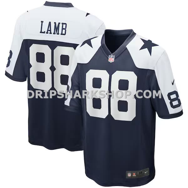 Mens Nike Ceedee Lamb Navy Dallas Cowboys Alternate Game Team Jersey Pi4001000