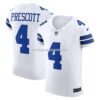 Mens Nike Dak Prescott White Dallas Cowboys Vapor Fuse Elite Jersey