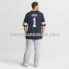 NFL09f253G11-910e2d Mens Nike Number 1 Groom Navy Dallas Cowboys Game Jersey