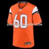 Mens Nike Luke Wattenberg Orange Denver Broncos Team Game Jersey