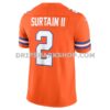 Mens Nike Patrick Surtain Ii Orange Denver Broncos Alternate Mile High Collection 1977 Throwback Vapor Fuse Limited Jers