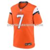 NFL101908G05-f26679 Mens Nike John Elway Orange Denver Broncos Mile High Collection Retired Player Game Jersey
