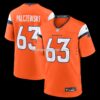 Mens Nike Alex Palczewski Orange Denver Broncos Team Game Jersey