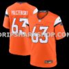 Mens Nike Alex Palczewski Orange Denver Broncos Team Game Jersey