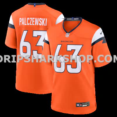 Mens Nike Alex Palczewski Orange Denver Broncos Team Game Jersey