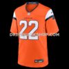 Mens Nike Brandon Jones Orange Denver Broncos Team Game Jersey
