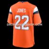 Mens Nike Brandon Jones Orange Denver Broncos Team Game Jersey