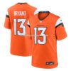 NFL102679G04-e64ee8 Mens Nike Pat Bryant Orange Denver Broncos Team Game Jersey