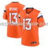 NFL102679M01-796912 Mens Nike Pat Bryant Orange Denver Broncos Team Game Jersey
