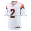 Mens Nike Patrick Surtain Ii White Denver Broncos Mile High Collection Game Jersey